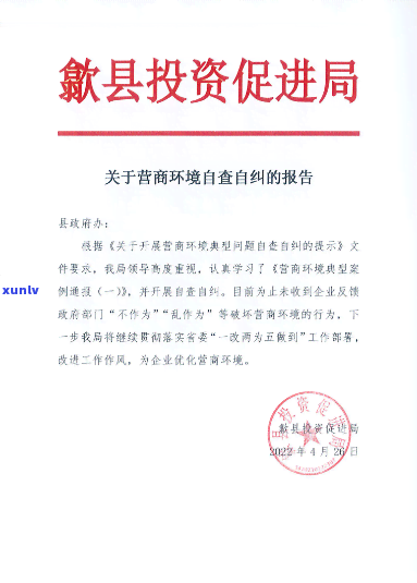 全面整治：招商乱象自查报告、涉税疑问及整改表态