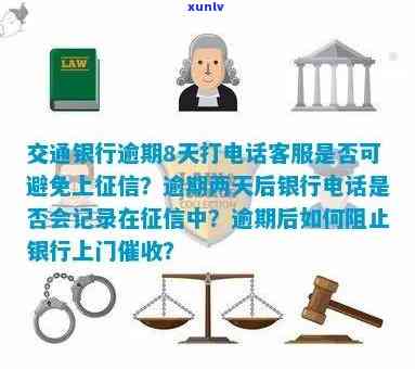 交通银行逾期2天银行打  说逾期会不会上？还会不会打给家人朋友或紧急联系人？上门需要多久？