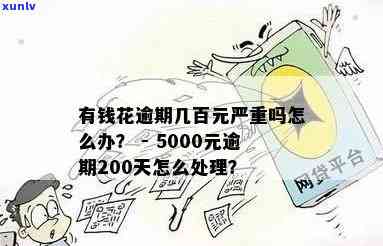 有钱花逾期5000元，逾期5000元，有钱花应怎样解决？