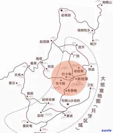 班章五寨是哪五寨地图，揭秘云南班章五寨：探寻普洱茶的起源地