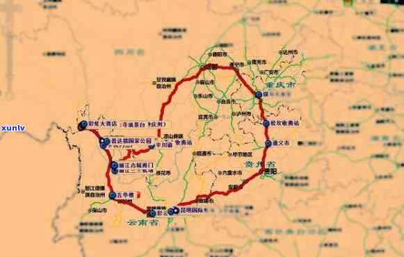 重庆到玉溪自驾路线图最新高清：距离、时间及更佳旅游线路全攻略