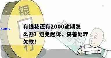 有钱花逾期多长时间会被上诉？已还2000多，还会被起诉吗？逾期多久会上、全额还款？