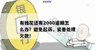 有钱花逾期多久能立案起诉？已还款2000多，可能面临的结果是什么？