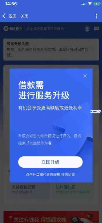 有钱花借钱提示升级，有钱花：借款提示升级，更加便捷的金融服务