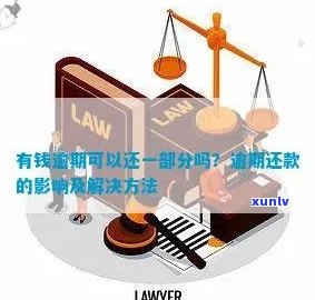 有钱花逾期可以还一部分吗？影响再借、分期和贷款吗？