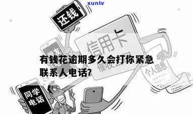 有钱花逾期三天会有什么结果？逾期多久会上报失信黑名单、打  给联系人？