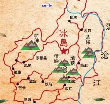 冰岛茶区冰岛位置图-冰岛茶区在哪里