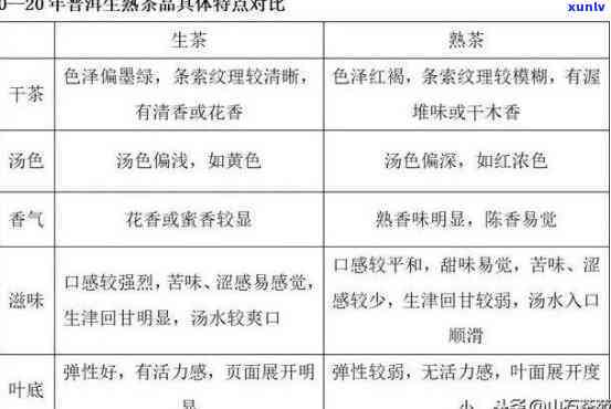 生茶熟茶区别：从口感、色泽到功效的全面解析