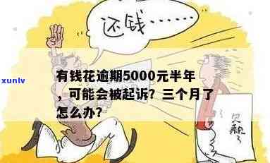 有钱花逾期5000元：半年未还，恐遭起诉！