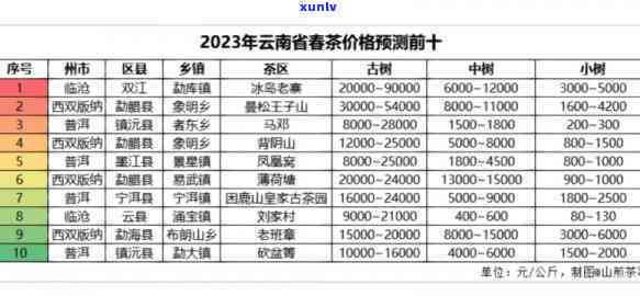 今年老曼峨春茶价格，2023年老曼峨春茶市场价格趋势分析