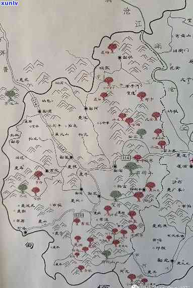 老曼峨和老班章地图：区别、优劣及老树2005版本介绍