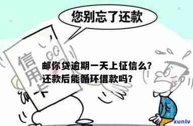 邮你贷逾期一天,下次能循环再借吗? 会有什么作用?