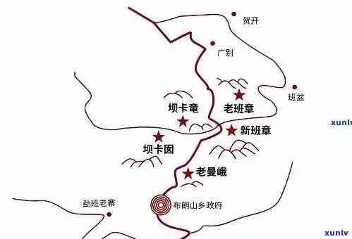 老曼峨和老班章地图：比较、好坏及区别，包括茶厂官网和相关术语解析