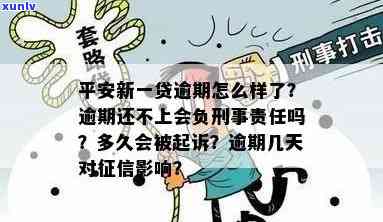 平安新一贷新一贷有人逾期吗？真的是真的吗？属于网贷吗？不还会被起诉吗？欠款不还会有什么结果？