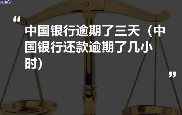 中国银行3元逾期5天-中国银行3元逾期5天会怎样