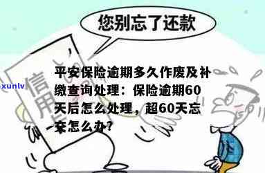 平安保单逾期十天是不是会停效？逾期65天、1个月后能否继续缴费？保险逾期多久作废？