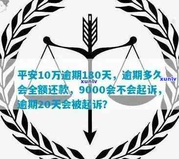 平安逾期9000会不会起诉，平安逾期9000元是不是会面临起诉风险？