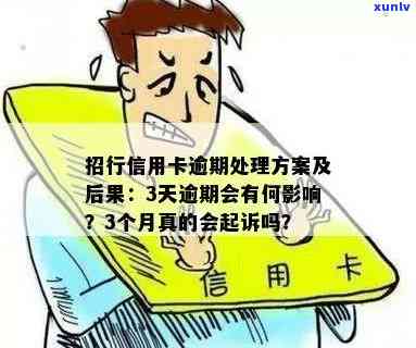 招行逾期三个月了到了法务门，一般会面临什么结果？