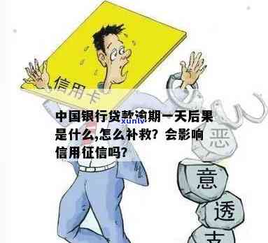 中国银行逾期一天会怎么样？贷款逾期一天有何结果及补救措？