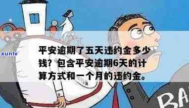 平安逾期怎么算违约金-平安逾期怎么算违约金的