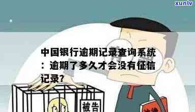 中国银行逾期几天会进入个人记录？