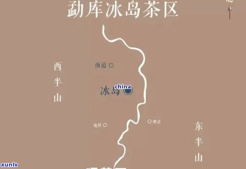 勐海冰岛茶山地形图-勐海有冰岛茶吗