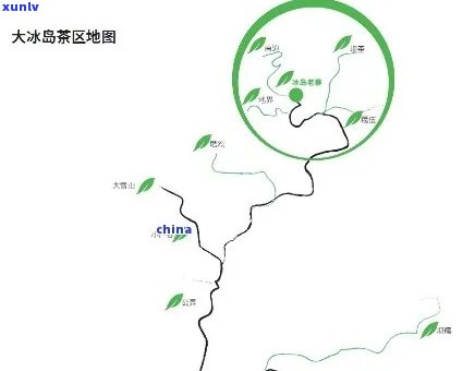 勐海冰岛茶山地形图-勐海有冰岛茶吗