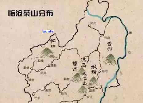 勐海冰岛茶山地形图-勐海有冰岛茶吗