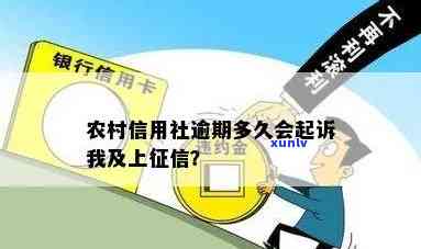 农村信用社逾期多久上？查询及修复  解析