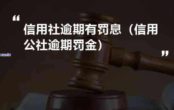 农村信用社逾期罚款吗-农村信用社逾期罚款吗多少钱