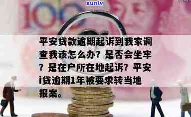 平安贷款逾期起诉到我家调查我该怎么办，面对平安贷款逾期被起诉并调查，你应采用的应对措