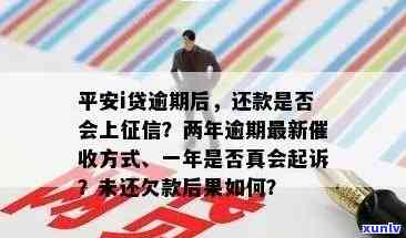 平安i贷不还会诉讼吗？后果、起诉及解决 *** 全解析