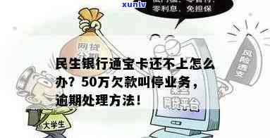 民生通宝卡50万还不起，民生通宝卡透支50万，还款压力大！