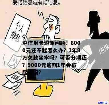 中信逾期2年，怎样申请本金分期还款？已逾期2年、3年及1年的持卡人是不是会被起诉？信用卡欠款8000元该怎样解决？