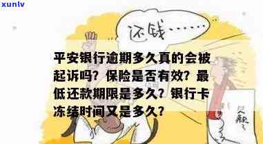 江平安银行逾期解决时间及作用：多久能贷款、解冻？逾期怎么办？真的会起诉吗？多久会上？