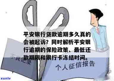 江平安银行逾期解决时间及作用：多久能贷款、解冻？逾期怎么办？真的会起诉吗？多久会上？