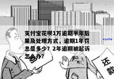 花呗欠款1万多逾期：逾期多久会被起诉？后果严重吗？