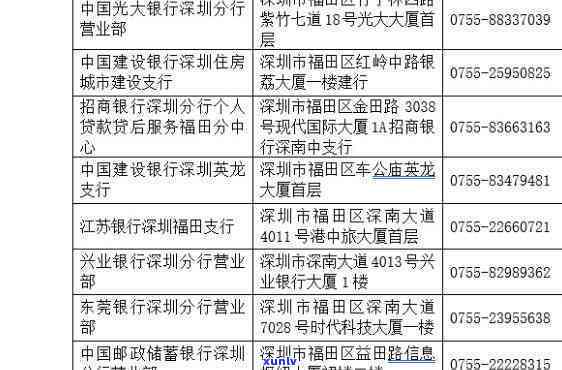 深圳中心      及人工服务，查询网点信息全攻略