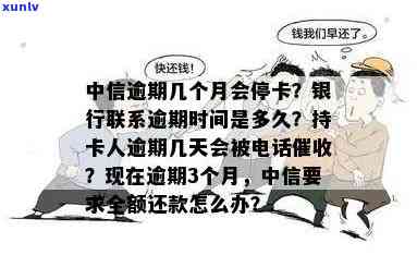 中信银行逾期多久会停卡、销卡？多久会上？多久会给持卡人打  ？详细解析