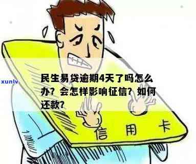 民生易贷逾期会上不，民生易贷逾期是不是会作用个人？