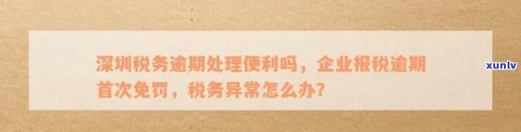 深圳税务异常怎么办？解决流程、疑难疑问全解析，官网常见疑问解答