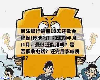 民生银行逾期10天才还款会不会降额或者停卡，民生银行逾期10天：还款后卡片是否会遭降额或停用？