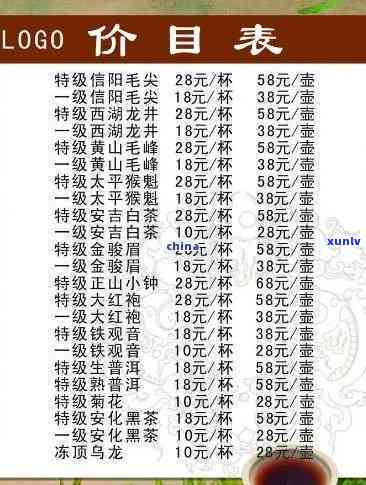 道茶叶价格一览表-道茶叶价格一览表图片