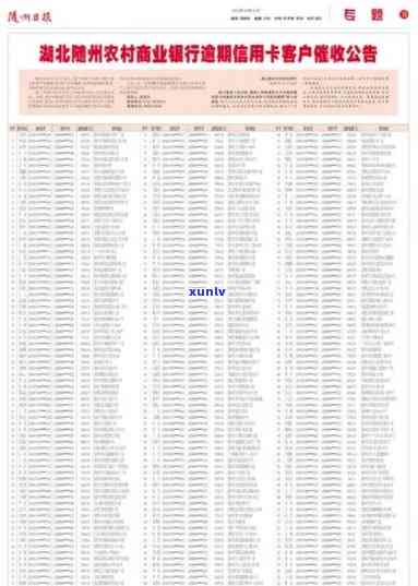 随州兴业银行逾期名单-随州兴业银行逾期名单公示