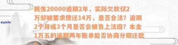 民生逾期一年怎样协商解决？能否分期还款？逾期8个月应怎样协商还款？逾期多久会被告上法庭？对逾期半年的情况，该怎样协商？