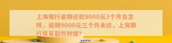 上海银行逾期4个月请求一次性结清：没钱还怎么办？逾期还款9000元3个月作用及协商解决办法