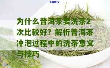 什么茶需要洗茶？全面解析茶叶清洗的必要性与 *** 