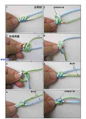 玉佩金刚结编法图解：最简单步骤与玉珠添加 *** 