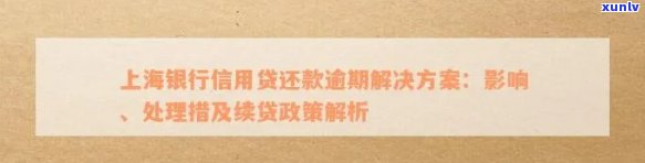 上海贷款逾期政策有调整吗？贷款周期长、政策收紧或放缓