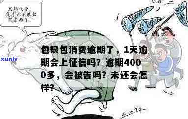 包银消费逾期4000多,人家说把我告了，逾期4000多元，包银消费或将被起诉！